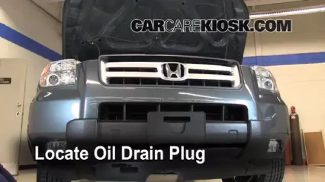 2006 Honda Pilot EX 3.5L V6 Huile Changer l'huile et le filtre à huile